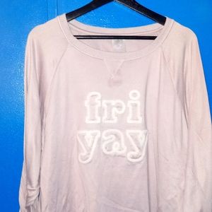 Secret Treasures - Fri-YAY. Pajama top Pink
